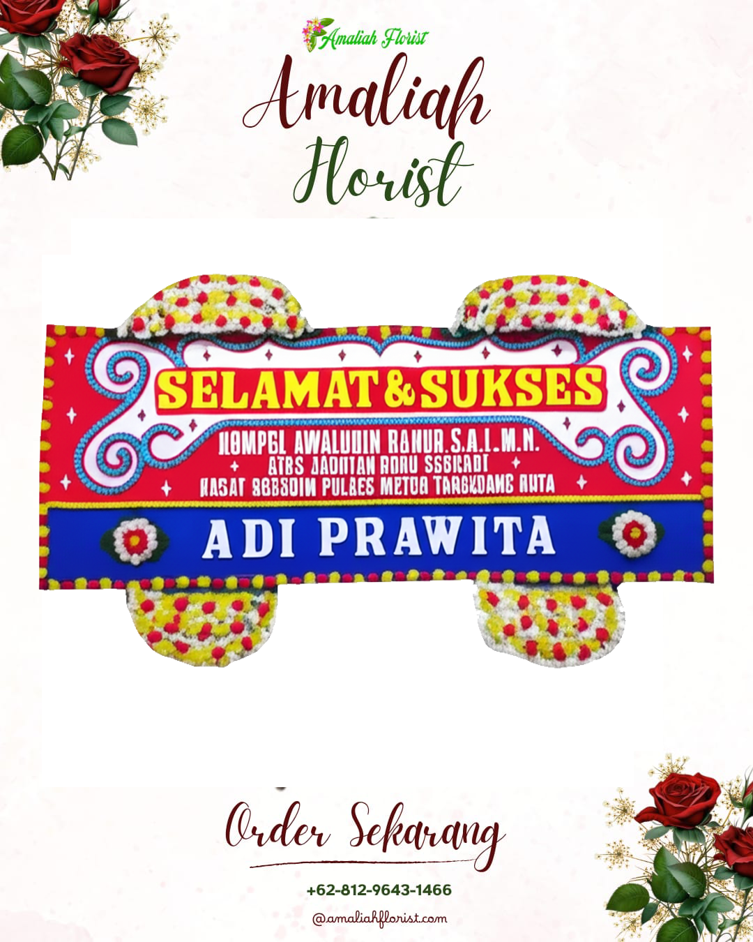 Papan Bunga Ucapan Selamat Buton Tengah